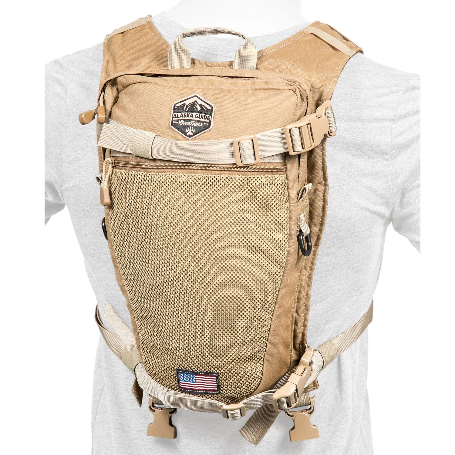 Alaska Guide Creations Stalker Hydration Pack Coyote Brown STK-CB 1 Alaska Guide Creations Stalker Hydration Pack Coyote Brown STK-CB