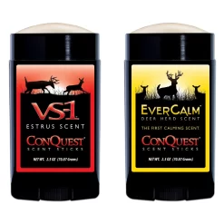Conquest Scents Hunters Pack VS-1 Estrus Scent And EverCalm Herd Scent 5 Oz. 1240