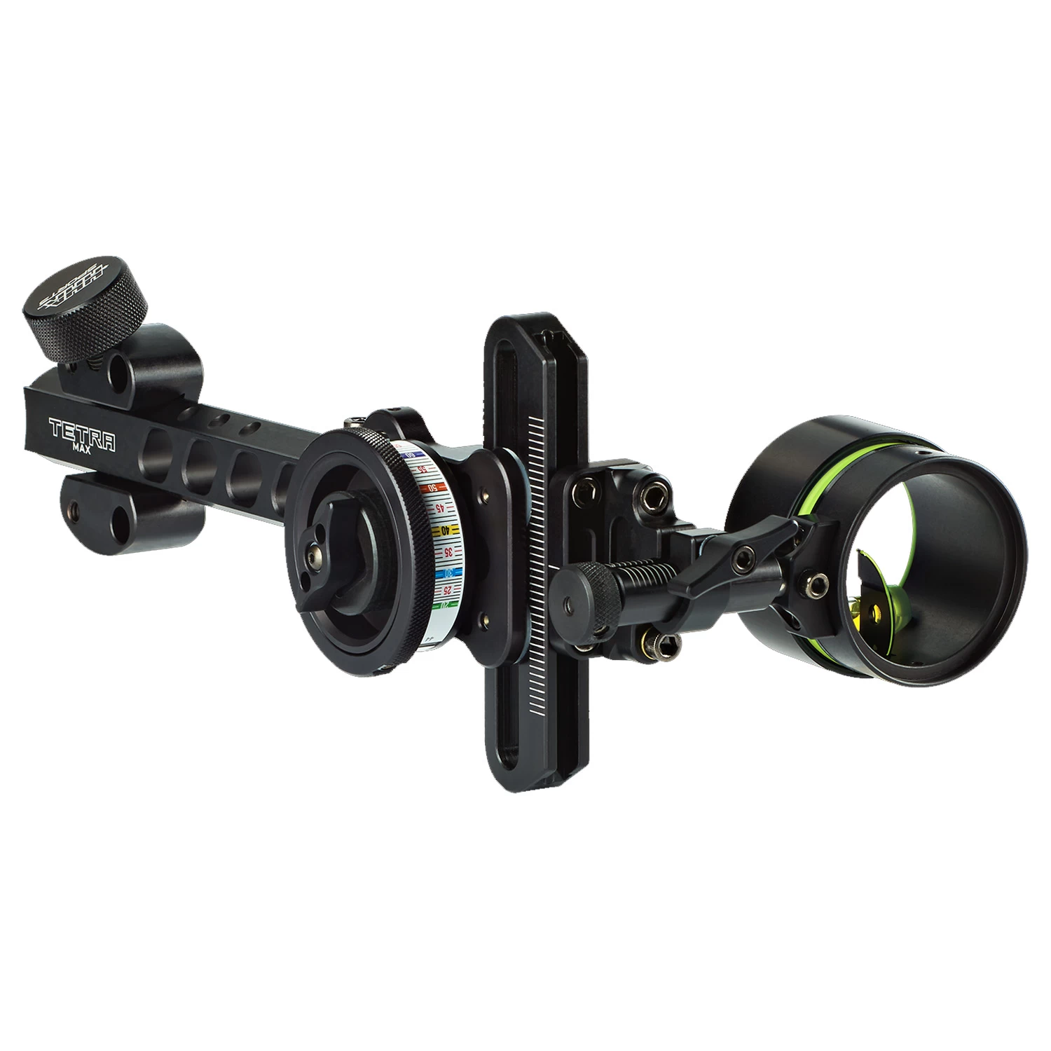 HHA Sports Bow Sight Tetra Max Tournament 5519 W/.010 1 Pin 1 5/8″ Scope Short Bar Right Hand SB-TMX-TE-5510 W/ Free Sight Light 3 HHA Sports Bow Sight Tetra Max Tournament 5519 W/.010 1 Pin 1 5/8″ Scope Short Bar Right Hand SB-TMX-TE-5510 W/ Free Sight Light - Image 3