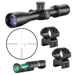 Farmstead Outdoors 27 Hawke Optics Vantage IR Scope 30 WA 4-12×42 .223/.308 Reticle 14278 Combo W/Level & Mounts (14278+64101+22116)
