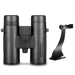 Hawke Optics Binocular Endurance ED 8×42 Black 36204 Combo Pack W/ Tripod Adapter (36204 & 64104)