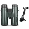 Hawke Optics Binocular Endurance ED 8×42 Green 36205 Combo Pack W/ Tripod Adapter (36205 & 64104)
