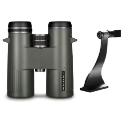 Hawke Optics Binocular Frontier ED X 10×42 Green 38412 Combo Pack W/ Tripod Adaptor (38412 & 64104)