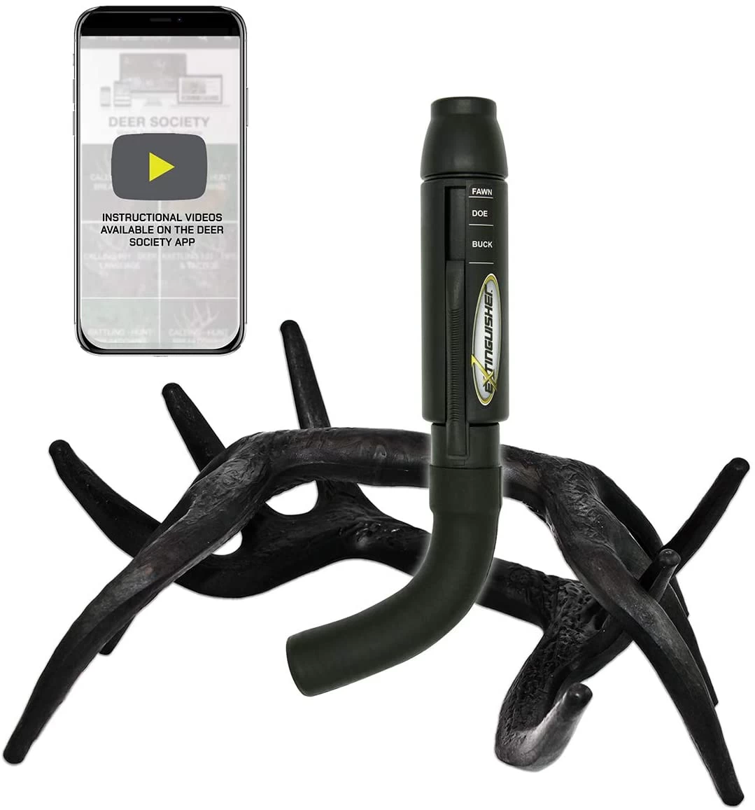 Illusion Game Call System Combo Extinguisher Deer Call Black Rack 1 Illusion Game Call System Combo Extinguisher Deer Call Black Rack