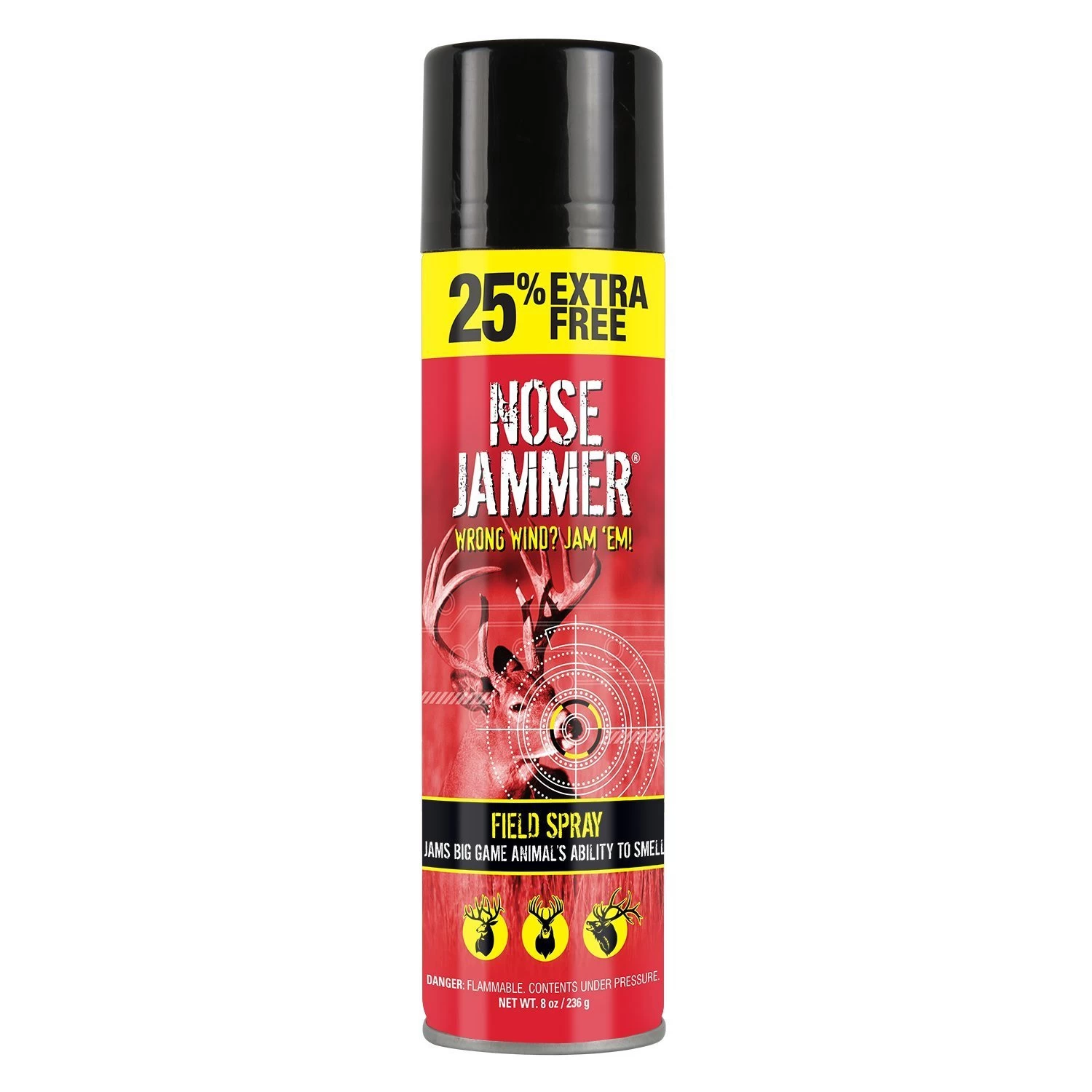 Nose Jammer Scent Elimination 8oz. Field Spray 3298 1 Nose Jammer Scent Elimination 8oz. Field Spray 3298