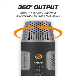 OZ ScentLok OZ Radial EZ Ozone Deodorizer Deluxe Package W/ Free Power Bank 4151090 + 4150992 11 OZ ScentLok OZ Radial EZ Ozone Deodorizer Deluxe Package W/ Free Power Bank 4151090 + 4150992 -Farmstead Outdoors OZ 18171 ScentLok OZ Radial EZ Black Ozone Unit 4151090 090 360 Top