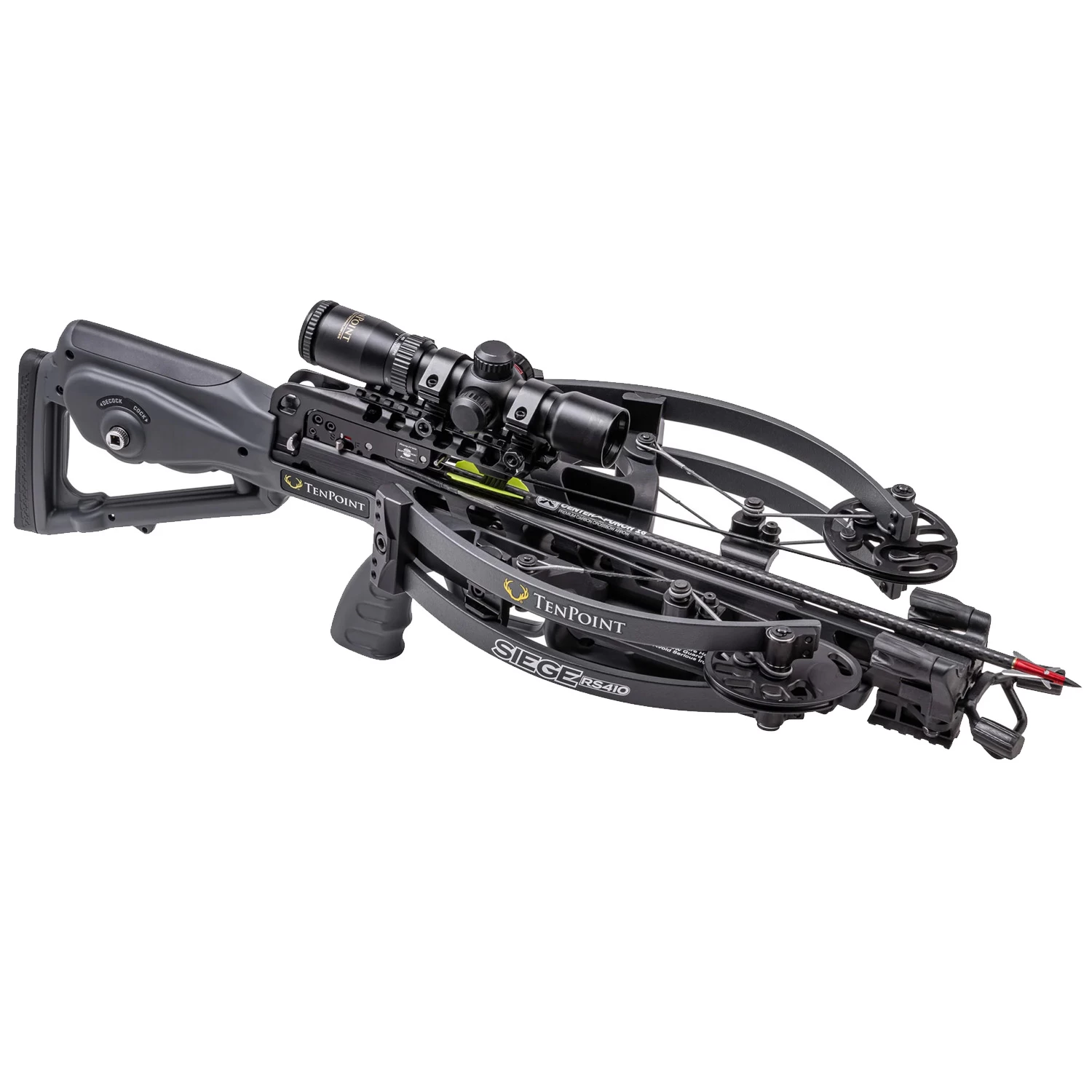 TenPoint Crossbow Siege RS410 ACUslide RangeMaster Pro Scope Graphite Grey CB21012-1819 W/ Free Case & CenterPunch Broadheads 3 TenPoint Crossbow Siege RS410 ACUslide RangeMaster Pro Scope Graphite Grey CB21012-1819 W/ Free Case & CenterPunch Broadheads - Image 3